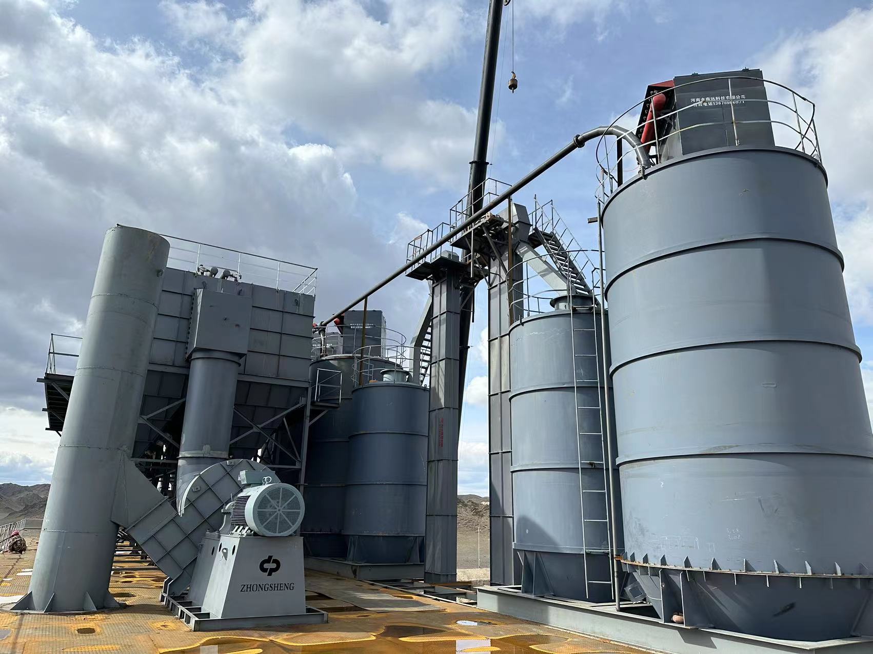 מערכת ההעברה הפנאומטית של שאנדונג המותקנת בהצלחה במפעל הכימיקלים האסייתי העיקרי